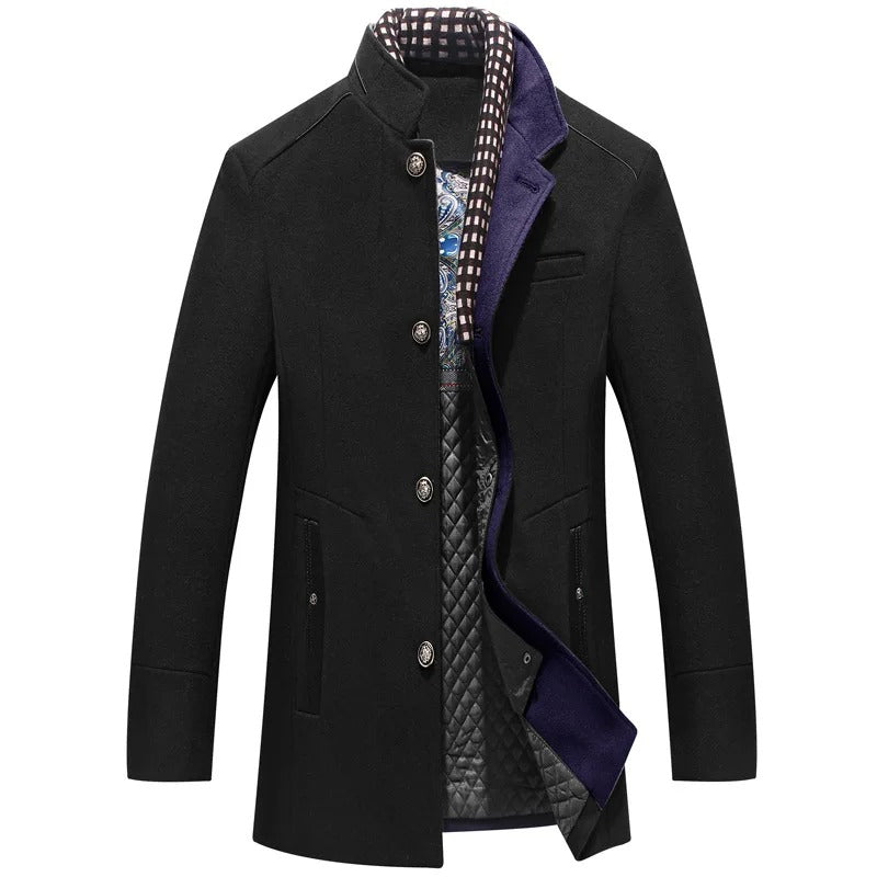 Laurence | Wool Blend Classic Warm Jacket