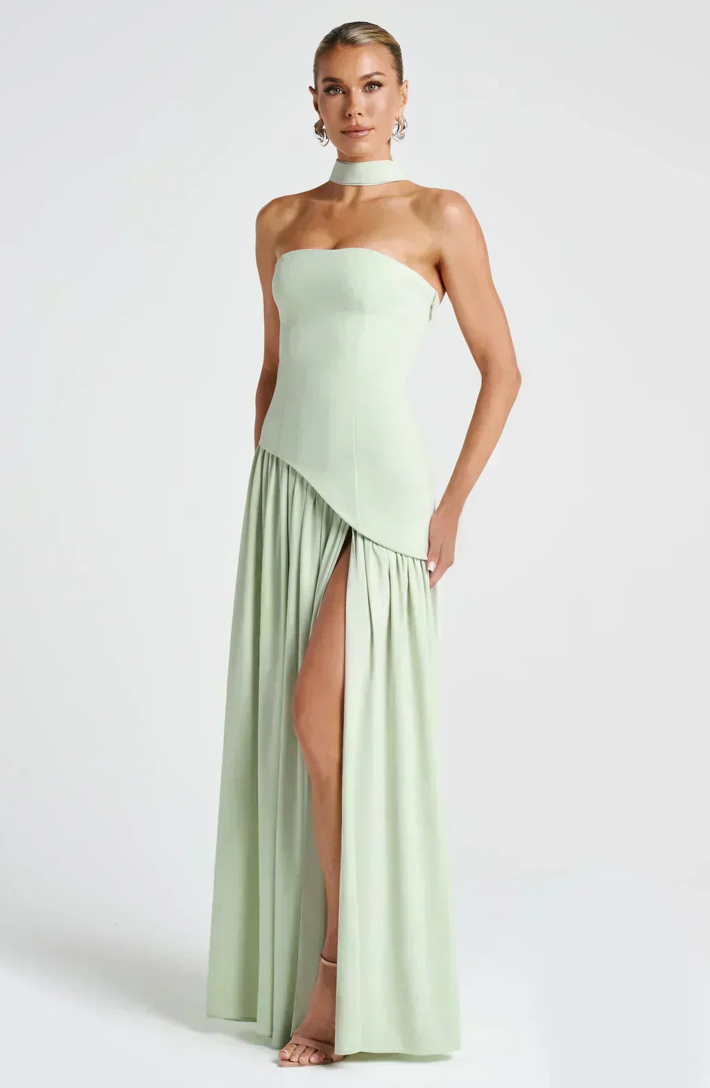 Ruby | Women's Asymmetric Maxi Wedding Guest Dress