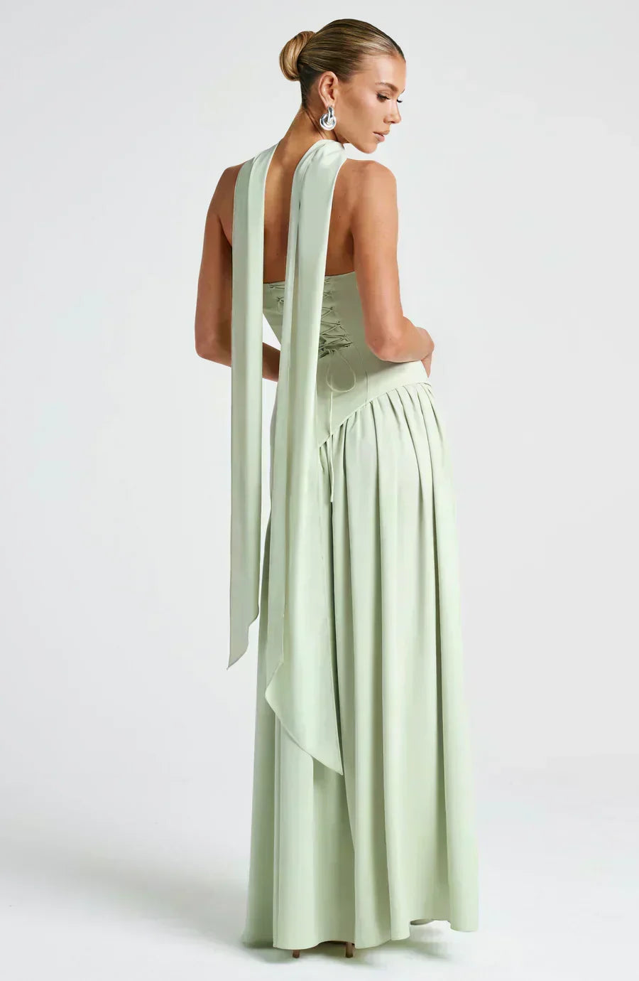 Ruby | Women's Asymmetric Maxi Wedding Guest Dress