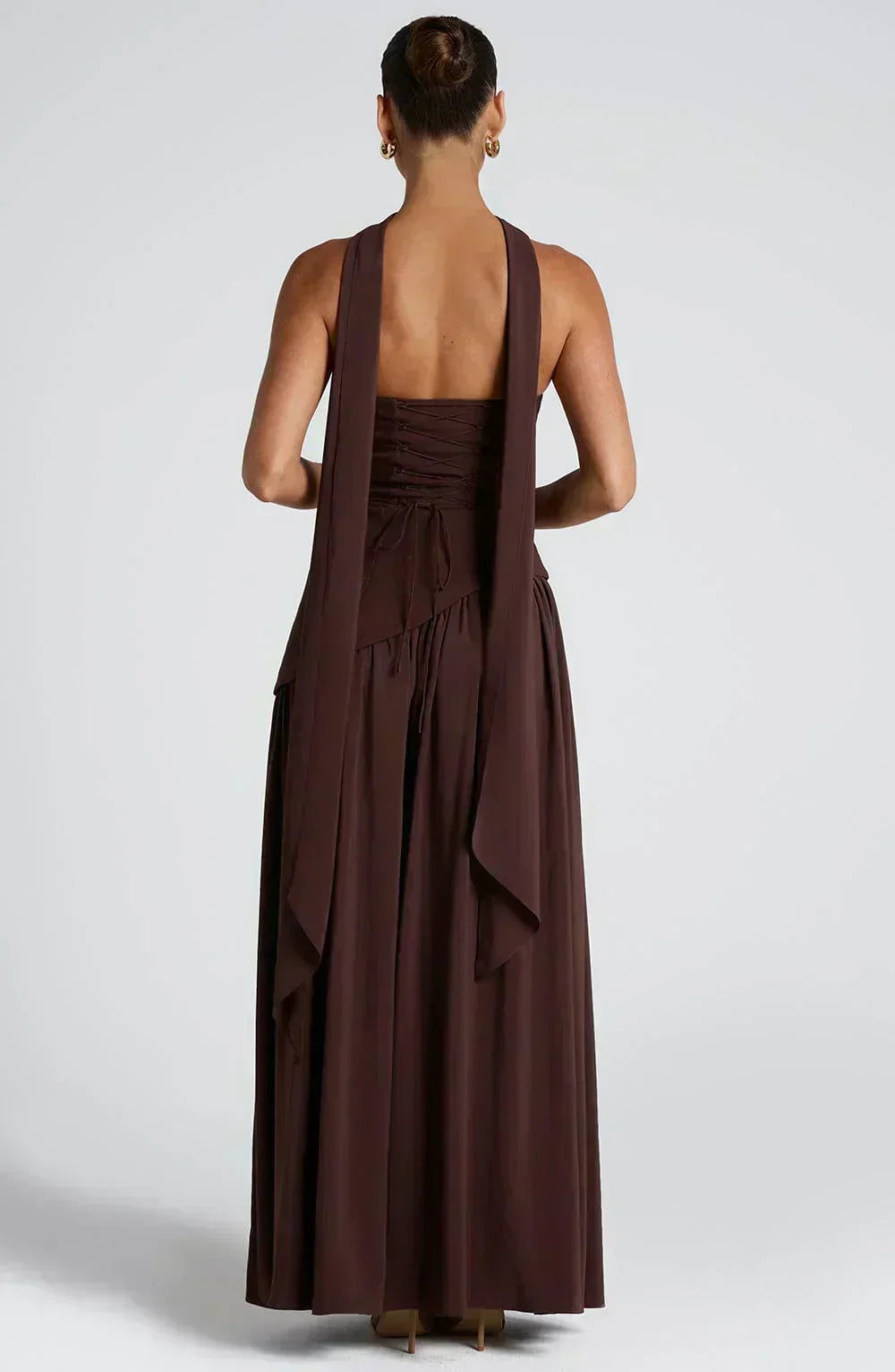 Ruby | Women's Asymmetric Maxi Wedding Guest Dress