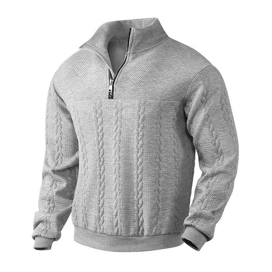 Jonty | Cable Knit Quarter Zip Jumper
