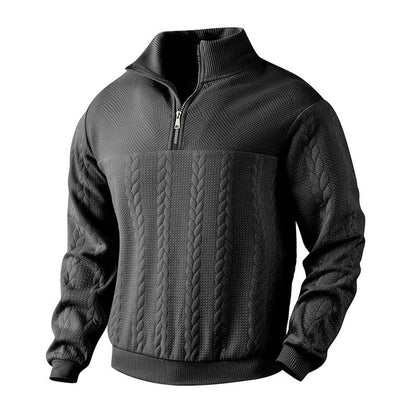Jonty | Cable Knit Quarter Zip Jumper