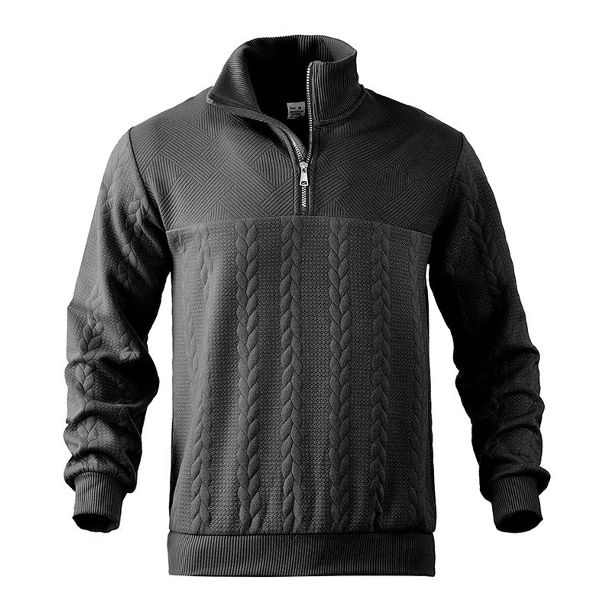 Jonty | Cable Knit Quarter Zip Jumper