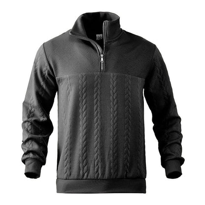 Jonty | Cable Knit Quarter Zip Jumper