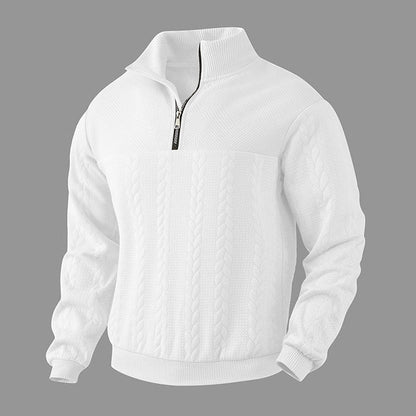 Jonty | Cable Knit Quarter Zip Jumper