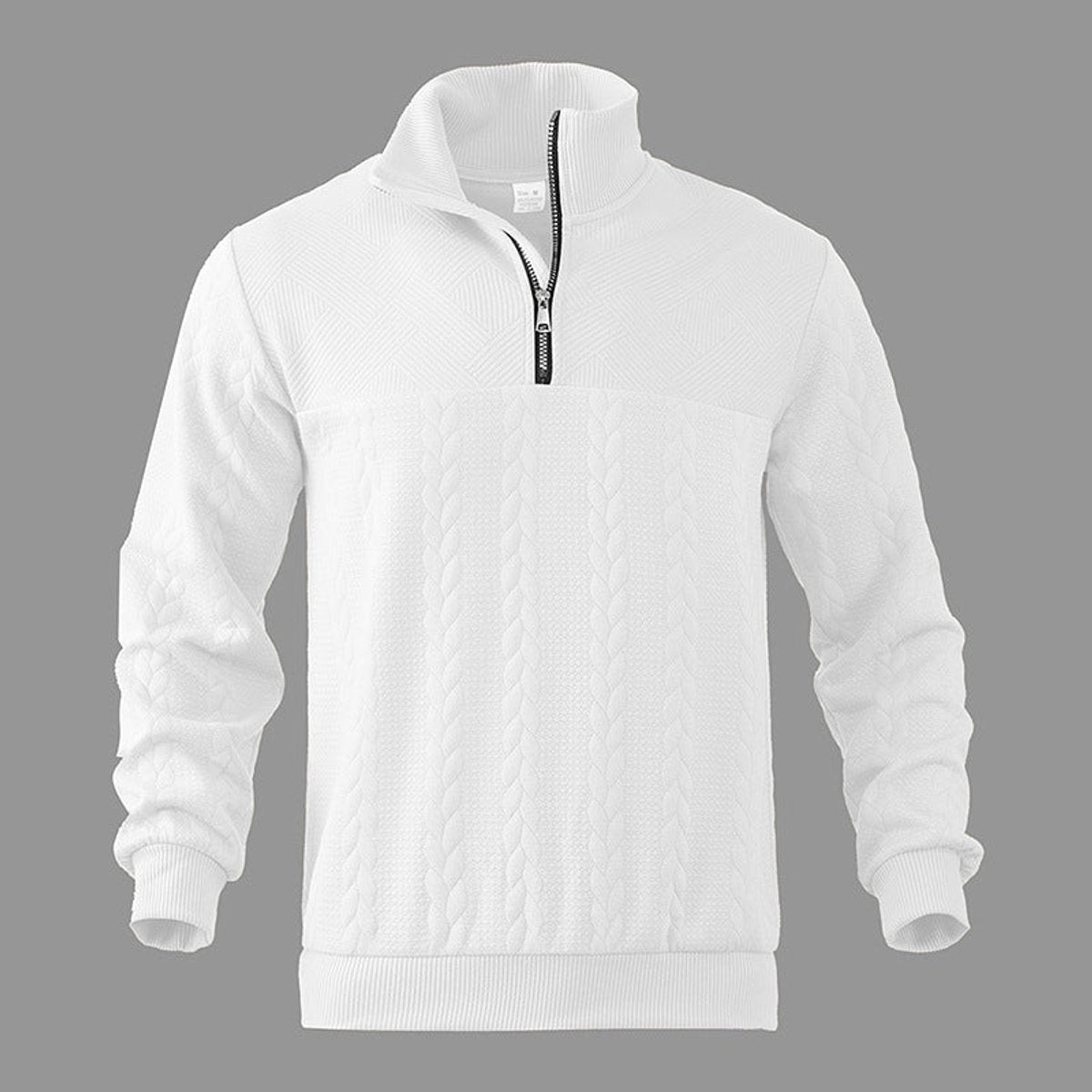 Jonty | Cable Knit Quarter Zip Jumper