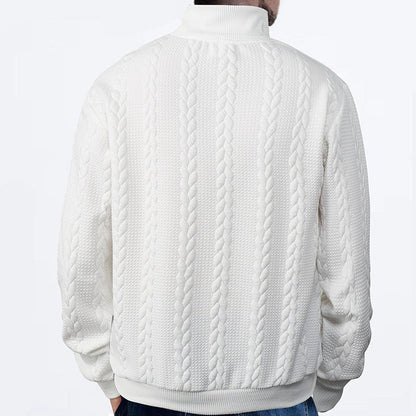 Jonty | Cable Knit Quarter Zip Jumper