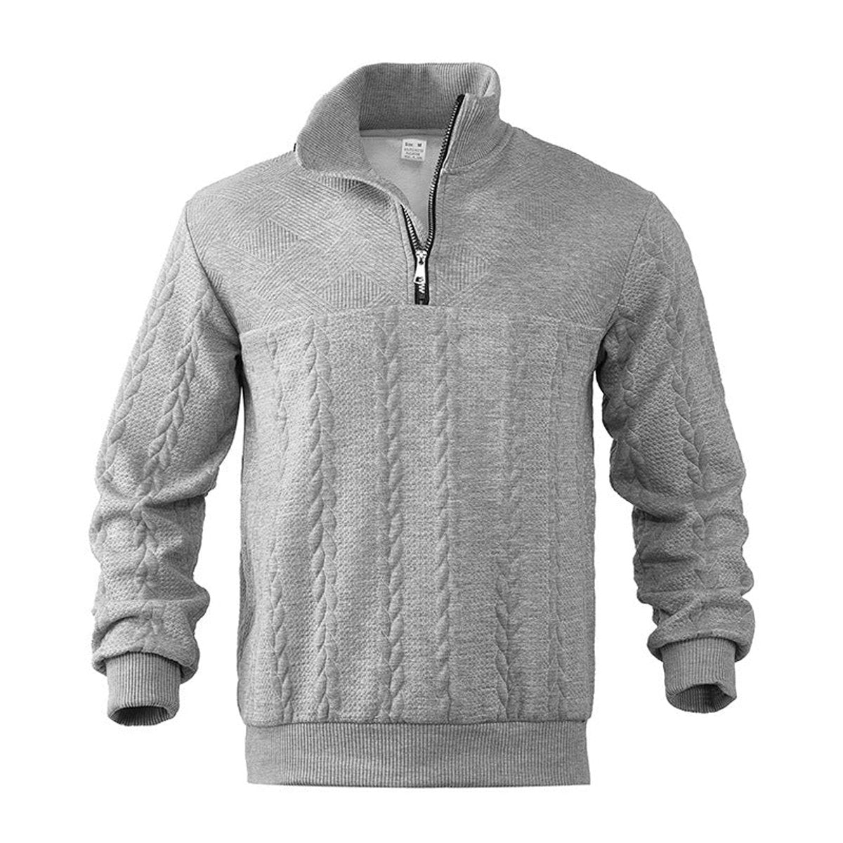 Jonty | Cable Knit Quarter Zip Jumper