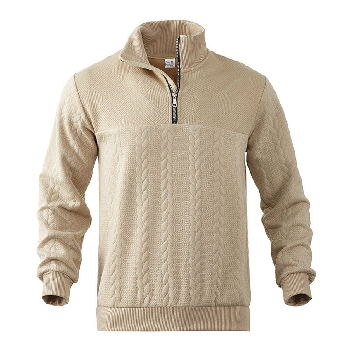 Jonty | Cable Knit Quarter Zip Jumper