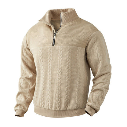 Jonty | Cable Knit Quarter Zip Jumper