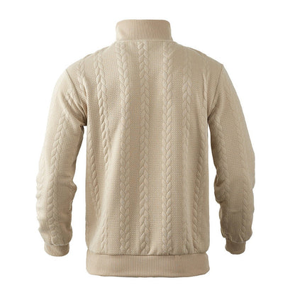 Jonty | Cable Knit Quarter Zip Jumper