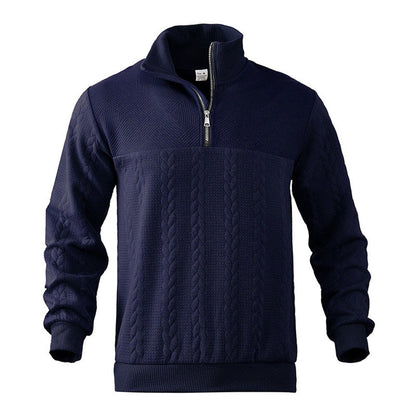 Jonty | Cable Knit Quarter Zip Jumper