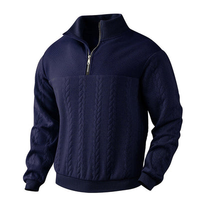 Jonty | Cable Knit Quarter Zip Jumper