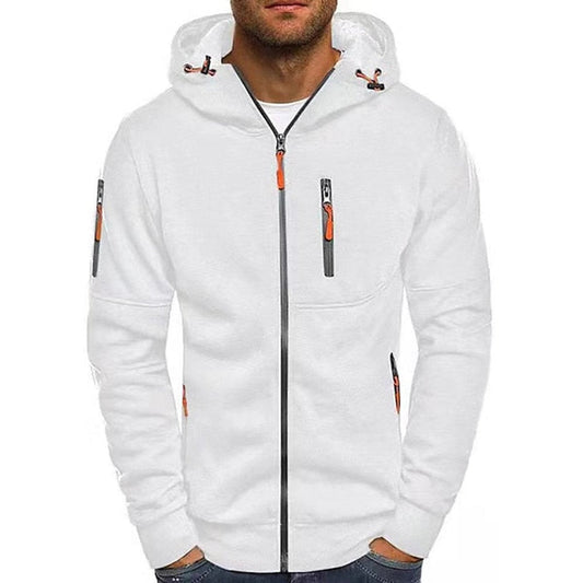 Malcolm | Zip-Up Hooded Fleece Jacket with Multiple Pockets