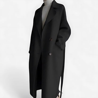Hope | Belted Wrap Oversized Longline Trench Coat