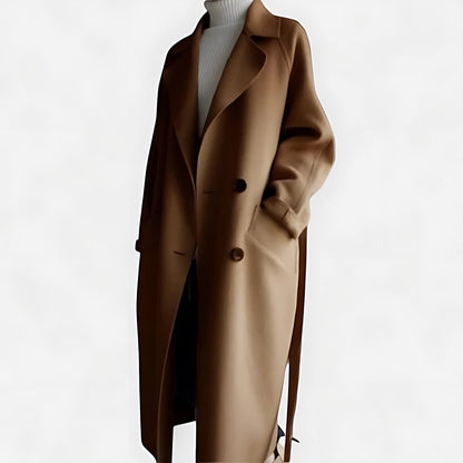 Hope | Belted Wrap Oversized Longline Trench Coat