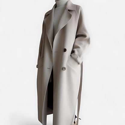 Hope | Belted Wrap Oversized Longline Trench Coat