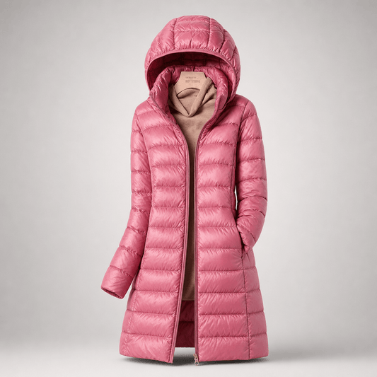 Aveline | Ultralight Hooded Longline Down Puffer Coat