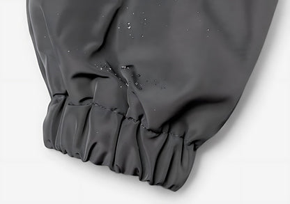Tina | Hooded Oversized Longline Button Up Raincoat
