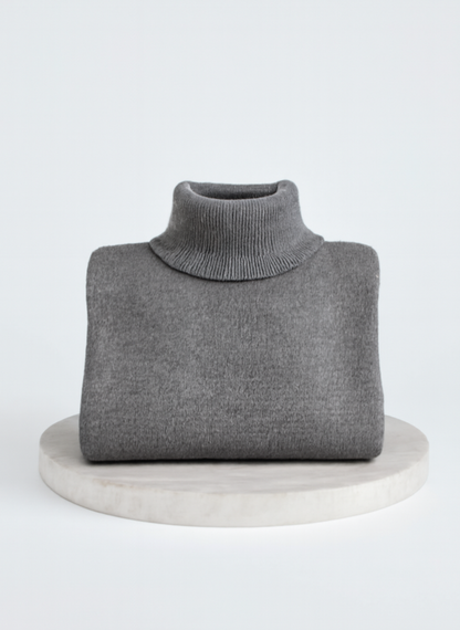 Romilly | Roll Neck Asymmetric Hem Oversized Jumper