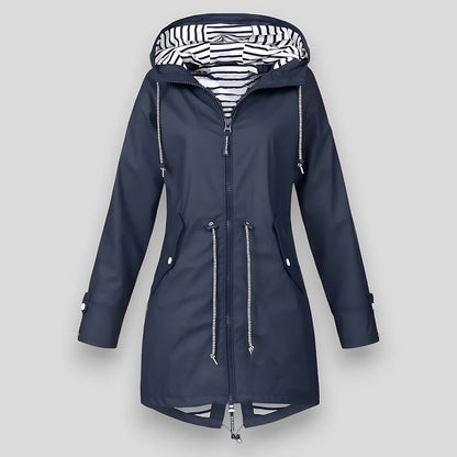 Marin | Waterproof Hooded Longline Anorak Rain Coat