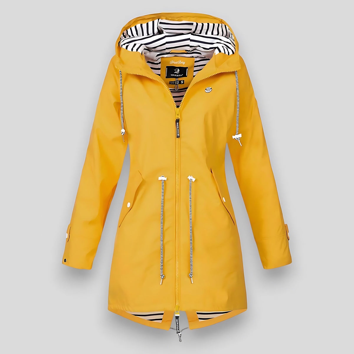 Marin | Waterproof Hooded Longline Anorak Rain Coat
