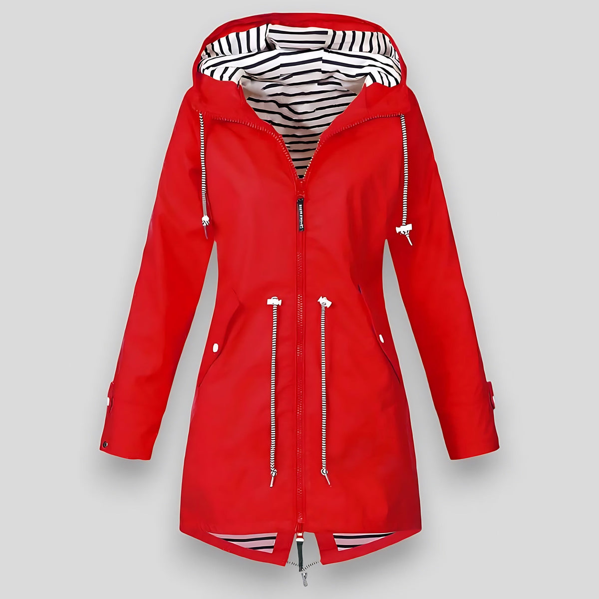 Marin | Waterproof Hooded Longline Anorak Rain Coat