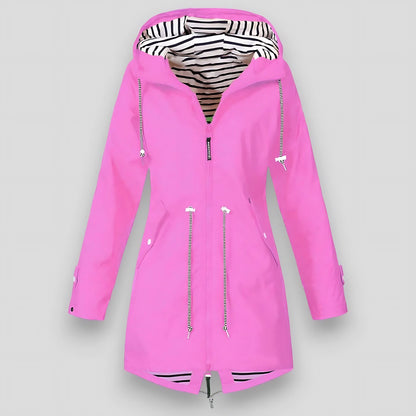 Marin | Waterproof Hooded Longline Anorak Rain Coat