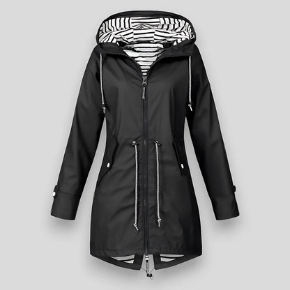 Marin | Waterproof Hooded Longline Anorak Rain Coat