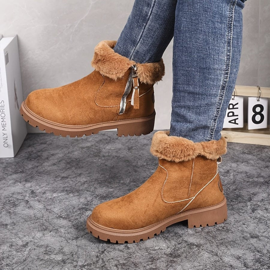 Rafferty | Winter Fur Lined Suede Ankle Boots