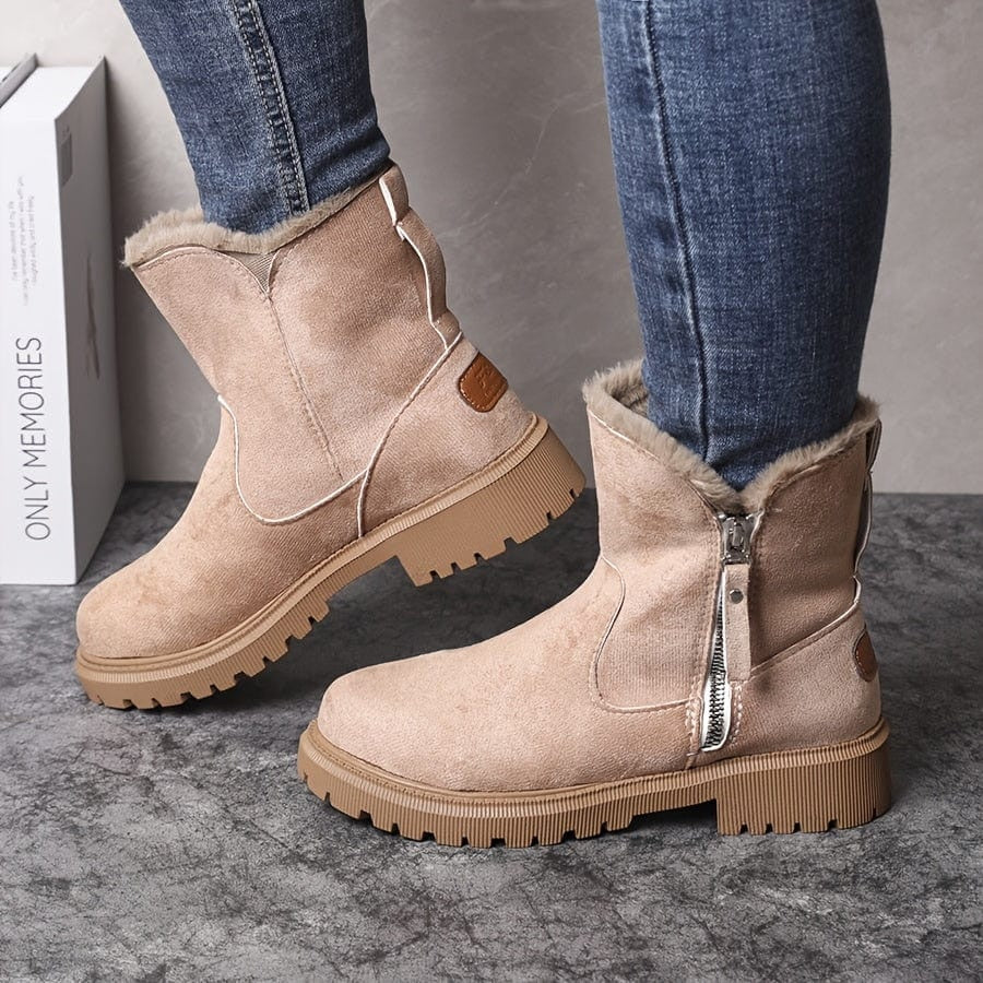 Rafferty | Winter Fur Lined Suede Ankle Boots