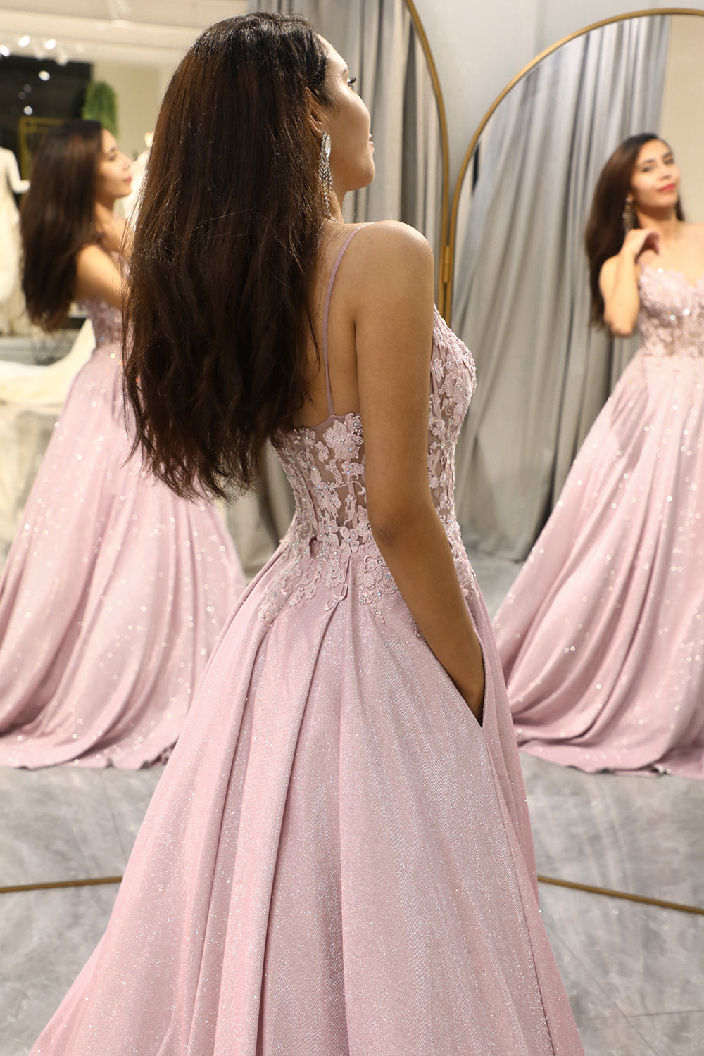 Ivy | Women's Embellished Maxi Wedding Guest Dress