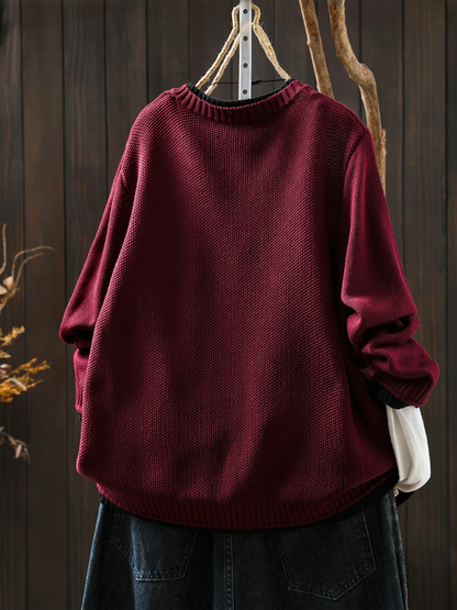 Willa | Textured Chunky Knit Cardigan