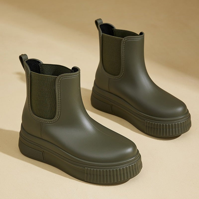 Sylvie | Waterproof Chelsea Platform Ankle Snow Boots