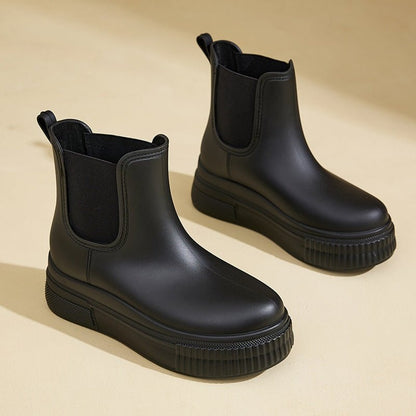 Sylvie | Waterproof Chelsea Platform Ankle Snow Boots