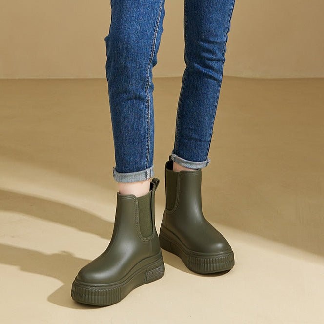 Sylvie | Waterproof Chelsea Platform Ankle Snow Boots