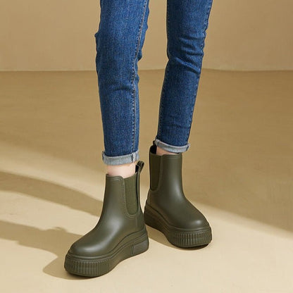 Sylvie | Waterproof Chelsea Platform Ankle Snow Boots