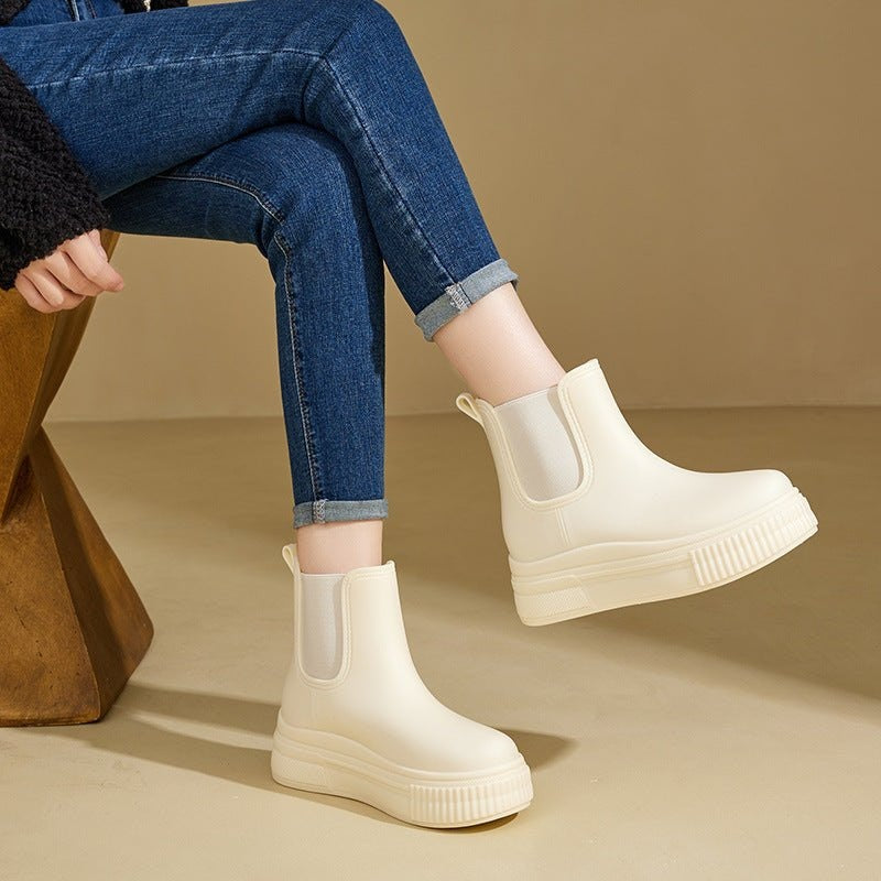 Sylvie | Waterproof Chelsea Platform Ankle Snow Boots