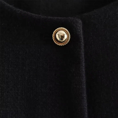 Laura | Women's Cropped Button Front Bomber Jacket