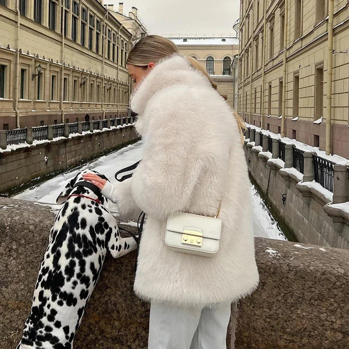 Rowena | Oversized Fluffy Teddy Jacket