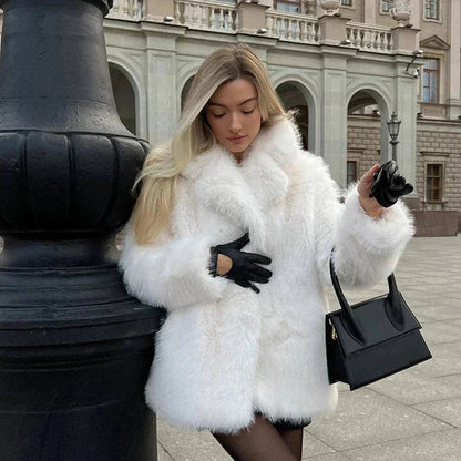 Rowena | Oversized Fluffy Teddy Jacket