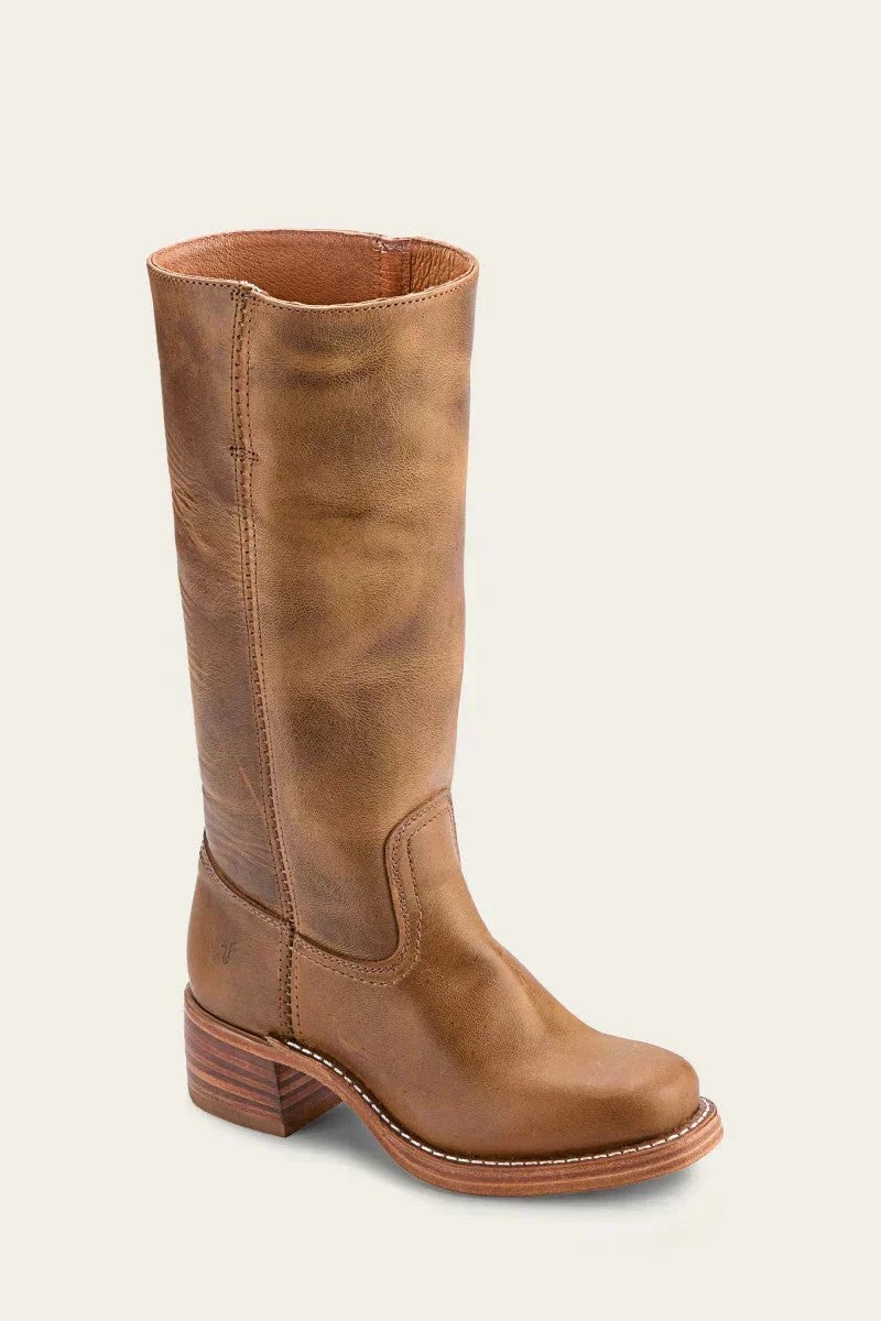 Marisol | Knee High Leather Block Heel Boots