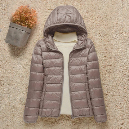 Petunia | Packable Hooded Down Puffer Jacket