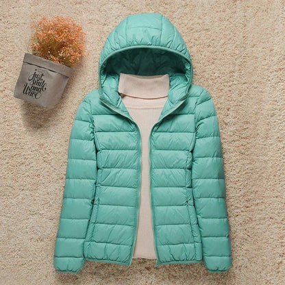 Petunia | Packable Hooded Down Puffer Jacket