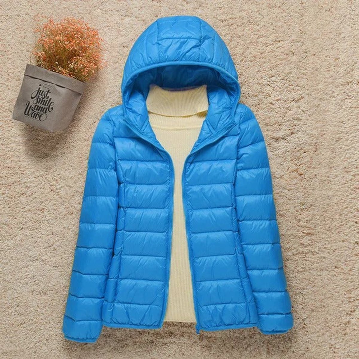 Petunia | Packable Hooded Down Puffer Jacket