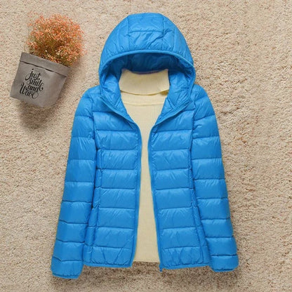 Petunia | Packable Hooded Down Puffer Jacket