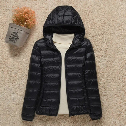 Petunia | Packable Hooded Down Puffer Jacket