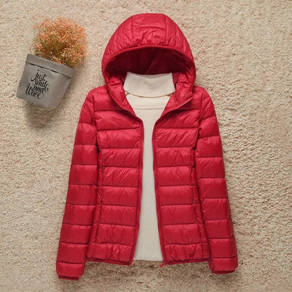 Petunia | Packable Hooded Down Puffer Jacket