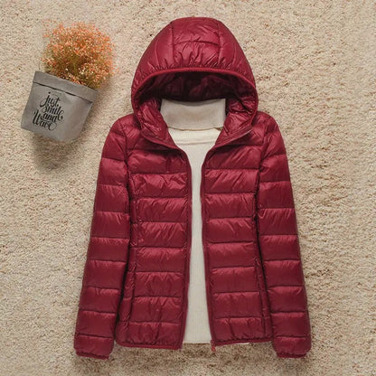 Petunia | Packable Hooded Down Puffer Jacket