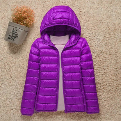 Petunia | Packable Hooded Down Puffer Jacket